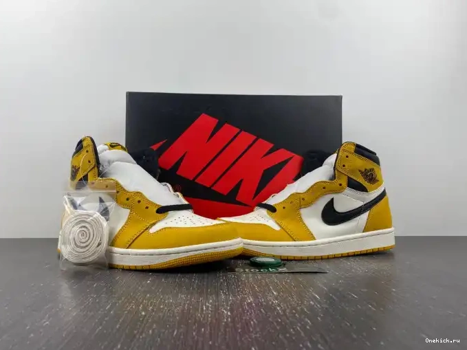 One Kick 1 DZ5485-701 Ochre Air Yellow OG High Jordan 0604